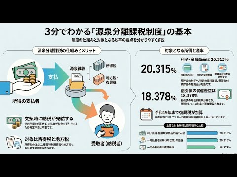 【国税庁タックスアンサー｜所得税】No.2230 源泉分離課税制度