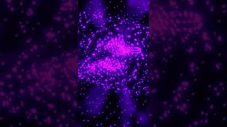 VJ LOOP NEON Abstract Background Video 4k Pink Purple Bokeh Particles ASMR Metallic Wave Screensaver
