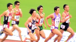 2015和歌山国体陸上 成年男子800ｍ予選3組 20151005