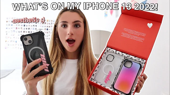 WHATS ON MY IPHONE 13 2022! *aesthetic set up*