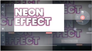 Neon text animation | neon text animation tutorial in kinemaster.