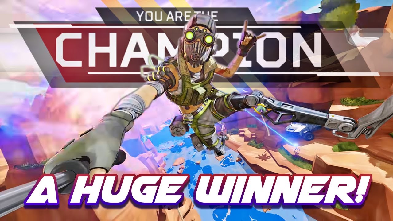 Being a HUGE WINNER in Apex Legends