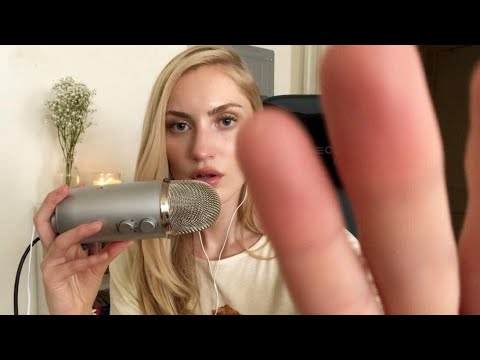 ASMR PERSONAL ATTENTION | Hand Movements, Camera Tapping, Mouth Sounds