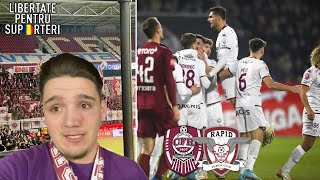 RAPIDIȘTII ÎI ÎNVING PE FRÂNARI ȘI URCĂ PE LOCUL 2 | CFR CLUJ vs RAPID 0-1 | A FOST NEBUNIE ÎN GRUIA