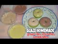 RESEP GLAZE TIRAMISU, GREENTEA, MOCCACINO, glaze Donat awet dan simple