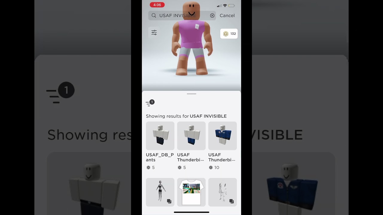 How to make invisible avatar in Roblox 😮🤩 #roblox #robloxshorts #SHORTS 