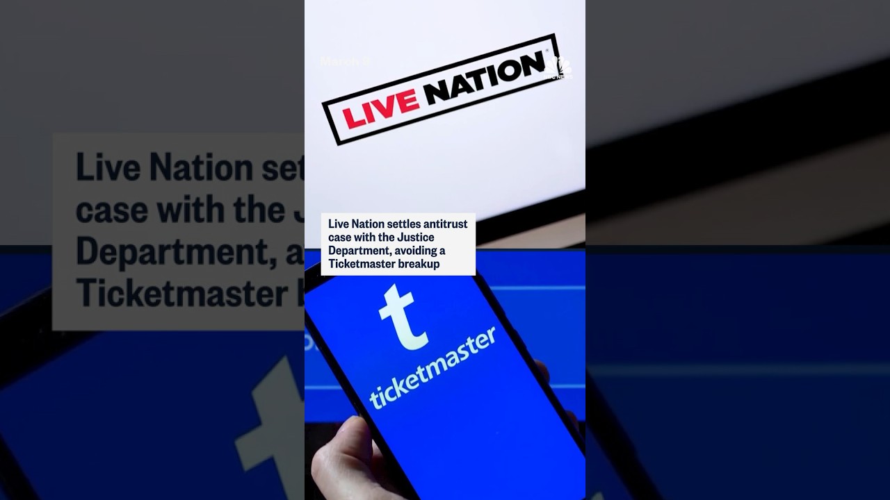 Live Nation settles antitrust case with the Justice Department, avoiding a Ticketmaster breakup