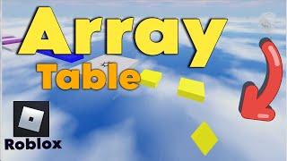 Array Table | Level 2 Scripting Roblox Studio