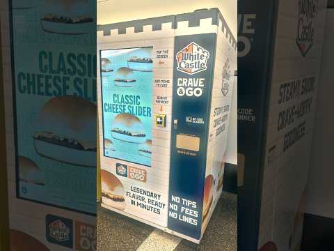 Airport White Castle Vending Machine