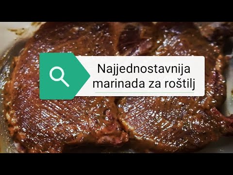 Video: Kako Napraviti Marinadu Od Janjećeg Roštilja