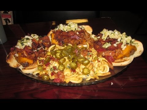 If you enjoyed the video, please click the 'Like' button and share it with your friends. Thanks!! Please Retweet - clicktotweet.com FOR ALL MY CHALLENGES AND HOW I STAY SO FIT: www.RandySantel.com FOLLOW ME AS I DOMINATE AMERICA'S FOOD CHALLENGES www.facebook.com www.twitter.com THE PIT GRILL & BAR'S WEBSITE & FACEBOOK PAGE: www.thepitkc.com http A&Z #85- Atlas vs The Pit Challenge at The Pit Grill & Bar located in Raymore, Missouri which is just south of Kansas City, Missouri. The Pit challenge consists of 3 tasty burgers along with over 1lb of curly fries covered in "Pit Dip" which is DELICIOUS!! Each burger consists of one 1/2lb burger patty along with 1/2lb slow-roasted pulled pork, and then cheese and other toppings are added. The challenge weighs over 5lbs!! Challengers have only 45 minutes to finish the entire meal. Winners receive the meal free along with a cool t-shirt!! Previously, only 1 person had completed the challenge. Was ATLAS able to become the 2nd winner? Check the video to find out... THANKS FOR SUBSCRIBING & ALL SUPPORT!!