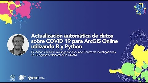 Actualización automática de datos sobre COVID-19 para ArcGIS Online utilizando R y Python