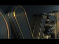 Free After Effects Template - 3D Glass Gold Logo Reveal