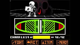 Undertale: Cotv x Ulb gameplay (first 3 attacks)