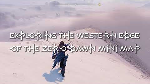 Exploring the western Zero Dawn map. horizon Forbidden West