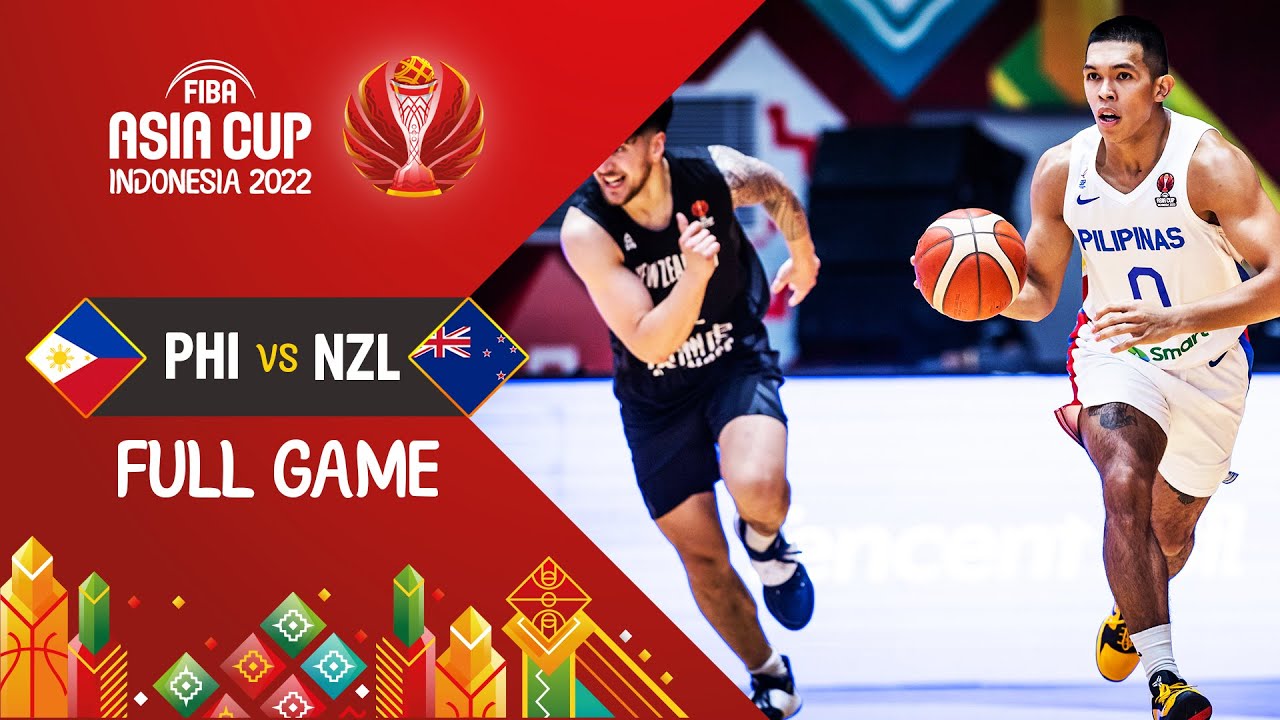 Philippines 🇵🇭 - New Zealand 🇳🇿 Basketball Full Game - #FIBAASIACUP 2022