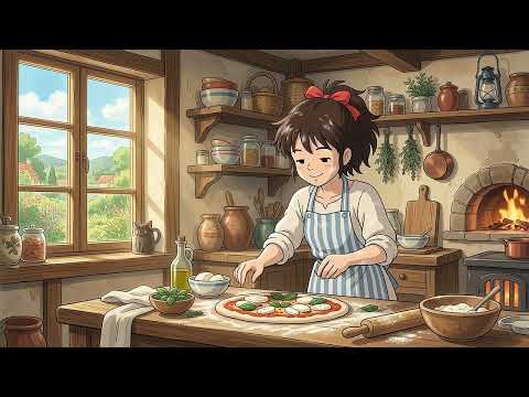 Making the Perfect Homemade Pizza 🍕 | Cozy Cooking ASMR #shorts by Humming Kitchen
