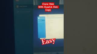 Clone Disk With EaseUs Disk Copy. That Easy. #disk #partition #service #shorts