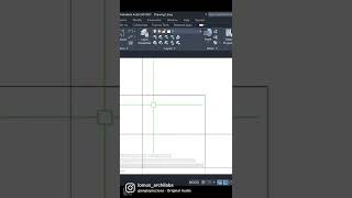 #autocad Fillet command in just 3 clicks! #shorts