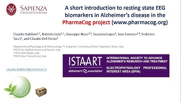 Babiloni C illustrates significance of resting EEG in Alzheimer