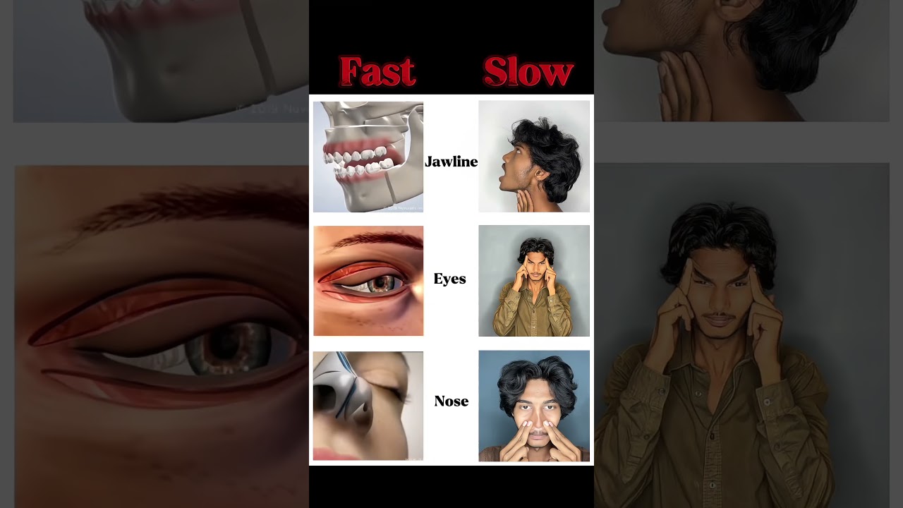 𝐅𝐚𝐬𝐭 𝐯𝐬 𝐒𝐥𝐨𝐰 - 𝐉𝐚𝐰𝐥𝐢𝐧𝐞, 𝐄𝐲𝐞𝐬 & 𝐍𝐨𝐬𝐞