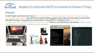 Raspberry Pi MQTT environment for Internet of Thing