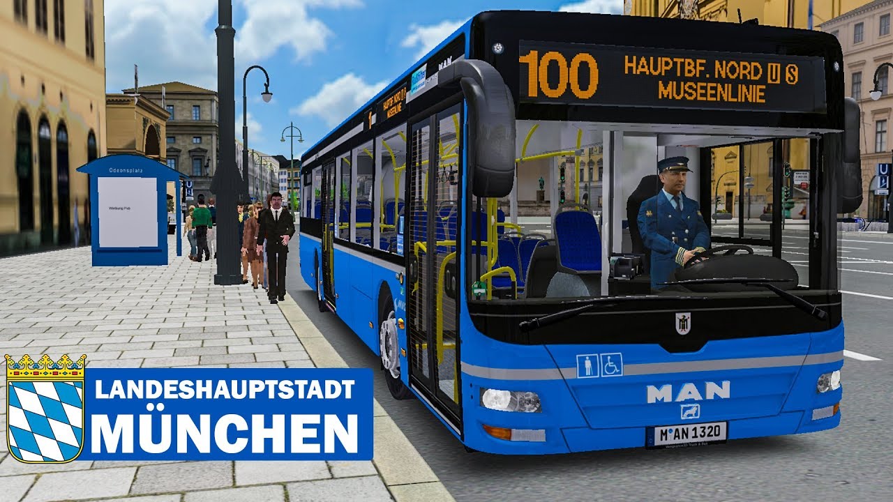 OMSI 2: Landeshauptstadt München #1 - MUSEENLINIE 100 mit dem MAN Lion's City A37 | BUS-SIMULATOR
