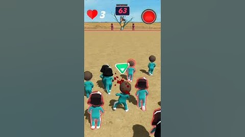 squid game run challenge video || squid game #squidgame #youtubeshorts #shorts #gaming #cartoon