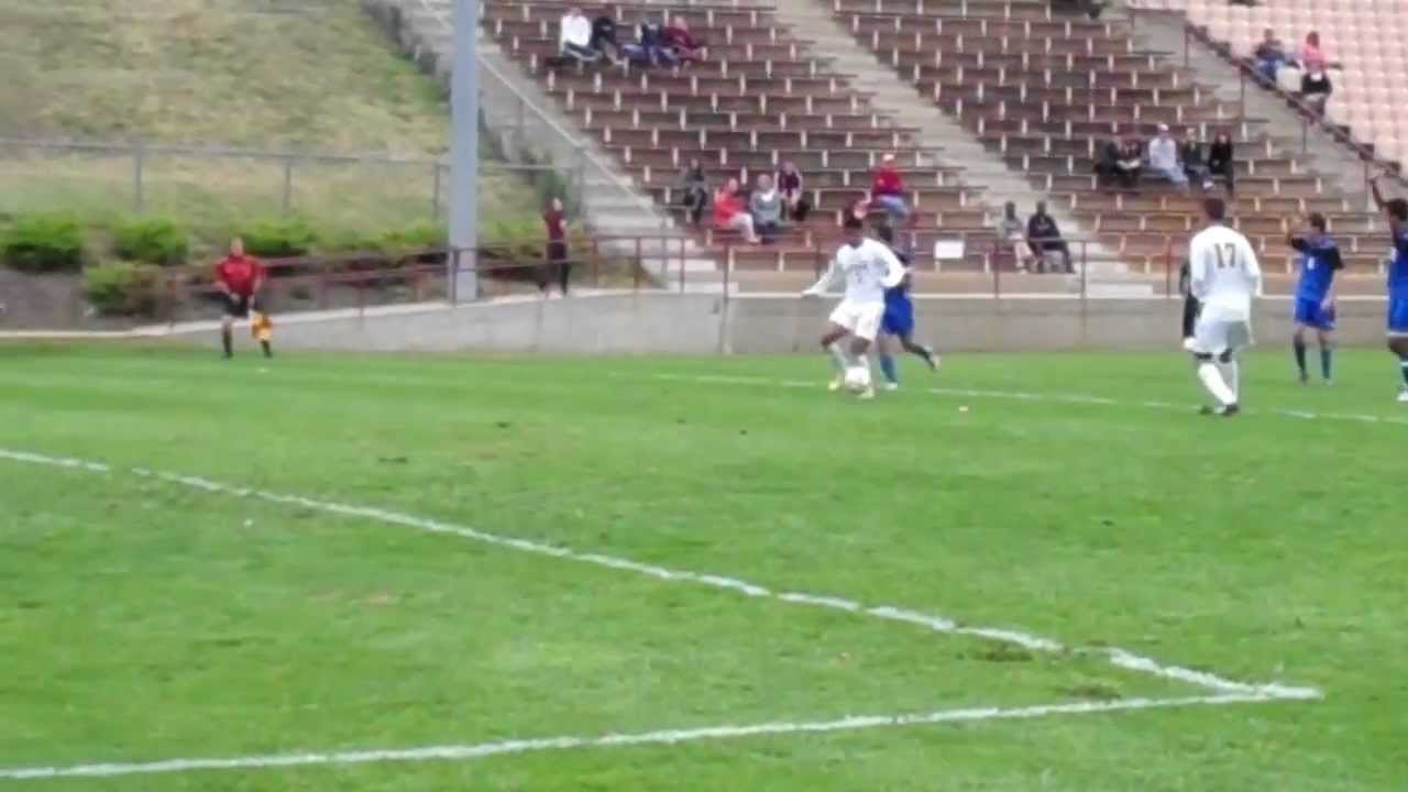 Park's Ignacio Flores rings shot off crossbar