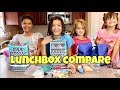 WHAT'S IN OUR LUNCHBOX? High School vs Jr. High vs Elementary Lunches