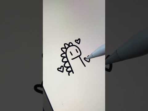 Рисуем ужасного монстра, подпишись ❤️ #sketch #sketchbook #shorts #tiktok #рисунок #drawing #artist