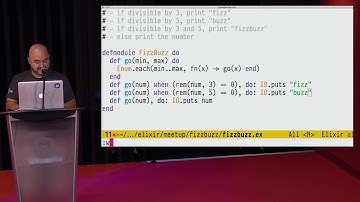 Lightning Talk: Live Coding FizzBuzz in Elixir by Geo Lessel