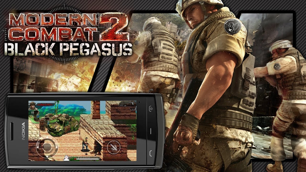 MODERN COMBAT 2: Black Pegasus (java) Gameplay demo #moderncombat2 # ...