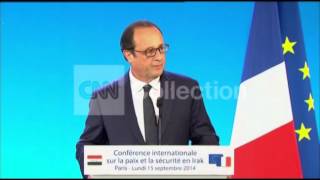 FRANCE: HOLLANDE - ISIS THREAT IS A GLOBAL ONE