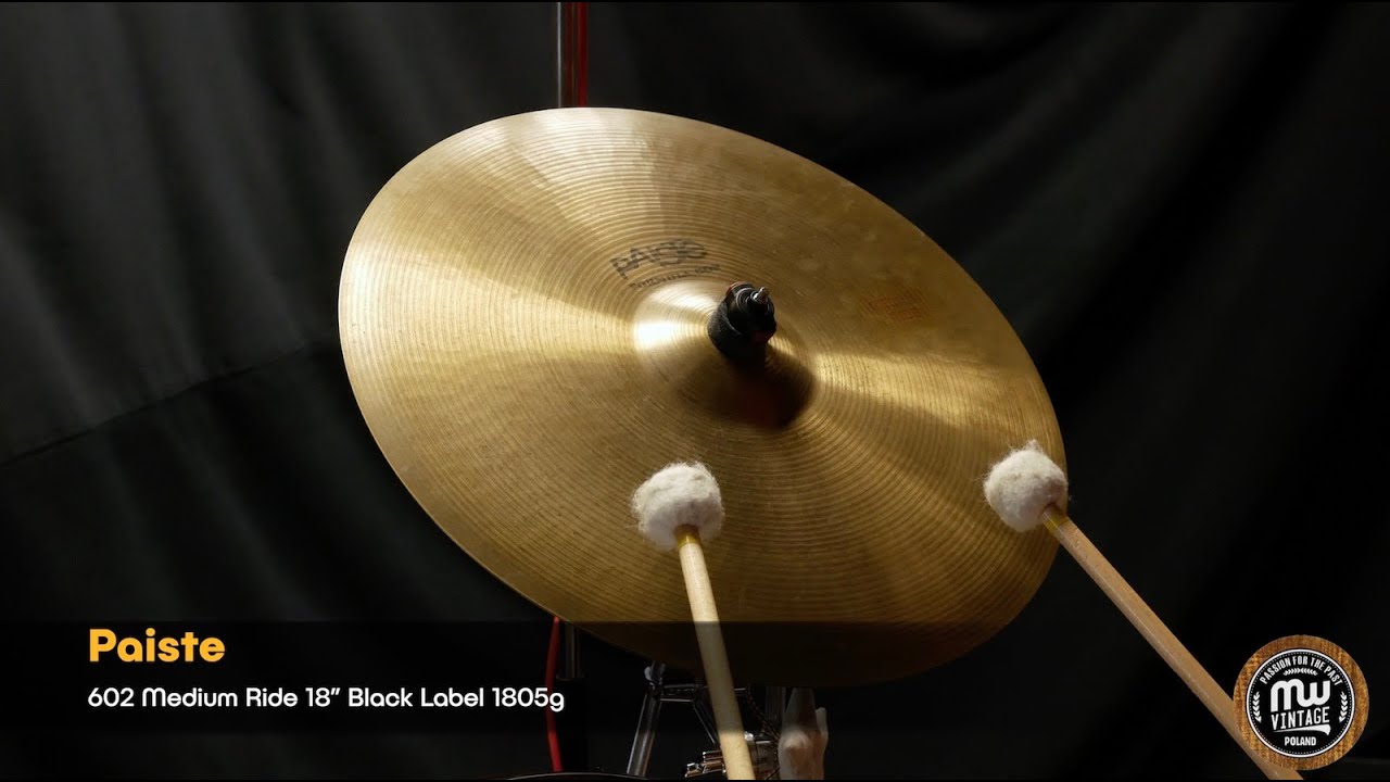 シンバル PAISTE  FORMULA  602  MEDIUM  RIDE  18
