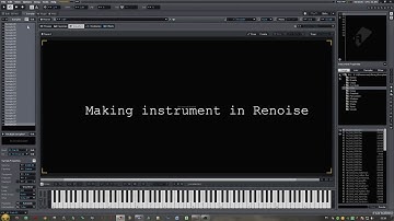 Renoise Show - Making of simple drum instrument. Tutorial.