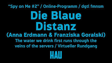 Die blaue Distanz – “The water we drink first runs through the veins of the servers” // Spy on Me #2