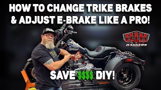⚡Change Your Trike Brakes Like A Pro!  Includes Adjusting E Brake!⚡