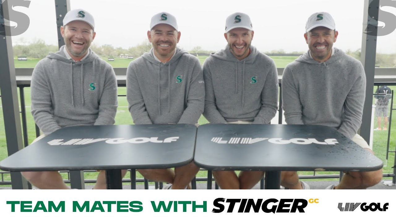 Team Mates with Stinger GC | Louis Oosthuizen, Dean Burmester, Charl Schwartzel, Branden Grace