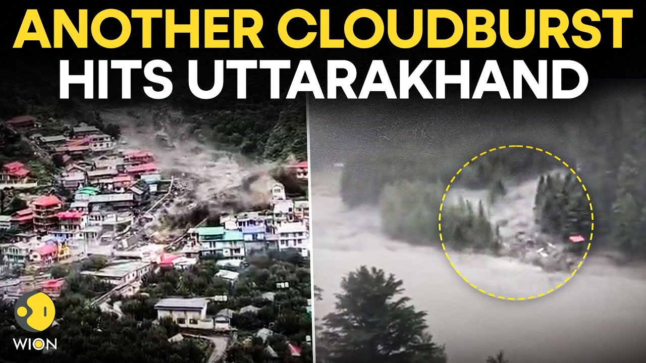 Uttarakhand Cloudburst LIVE: Another Cloudburst Hits Sukhi Top near Dharali | Uttarkashi Floods LIVE