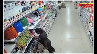 CCTV: Footage Of 9-Year-Old Suspect Setting Prince Ebeano Supermarket, Abuja On Fire | Punch