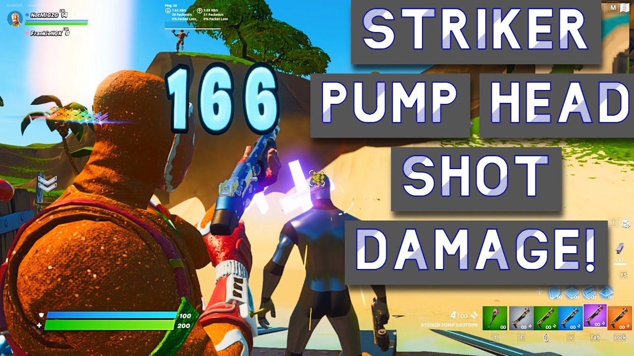 Striker Pump Shotgun Head Shot Damage! YouTube