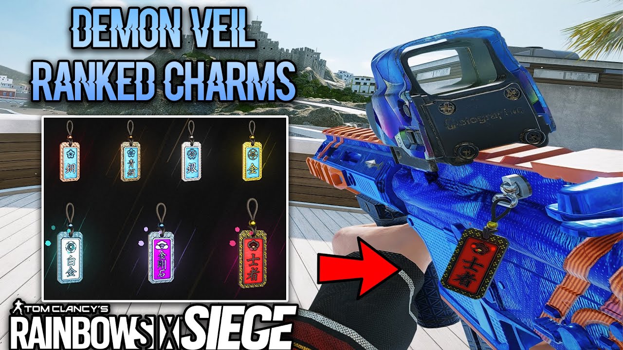 Rainbow Six Siege Y7S1 Operation DEMON VEIL RANKED CHARMS Complete Showcase INGAME YouTube