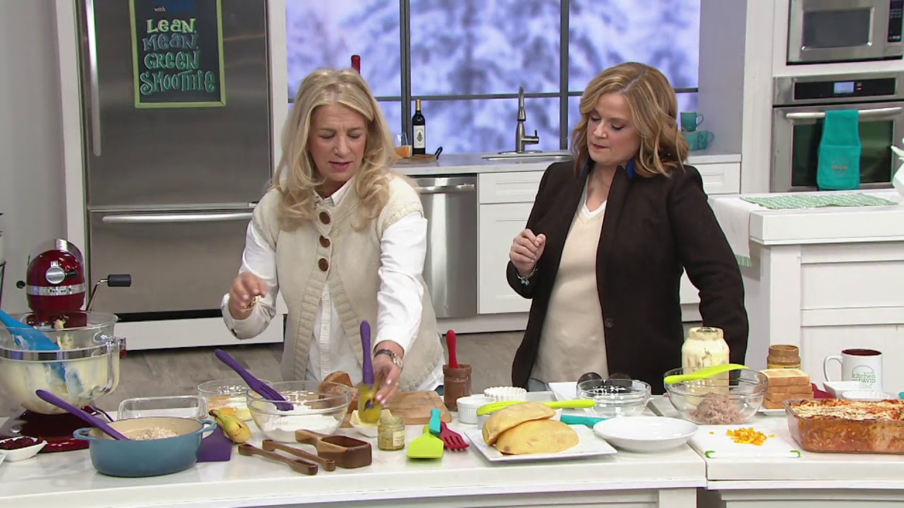 Mad Hungry 4 piece Multi-Use Silicone Spurtle Set on QVC - YouTube
