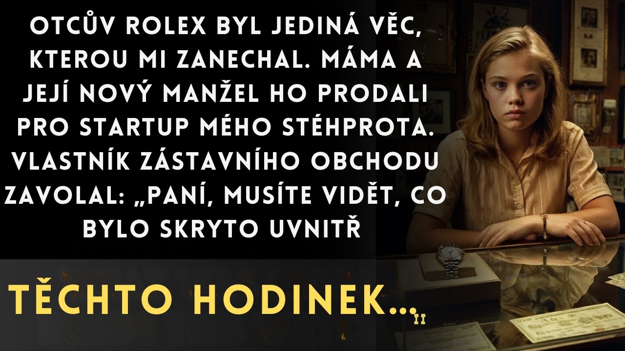 Prodali mého zesnulého otce hodinky, aby financovali podnik mého nevlastního bratra. Vlastník zastav