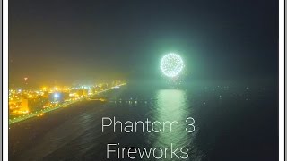 DJI Phantom 3 Fireworks Oceanfront Flight