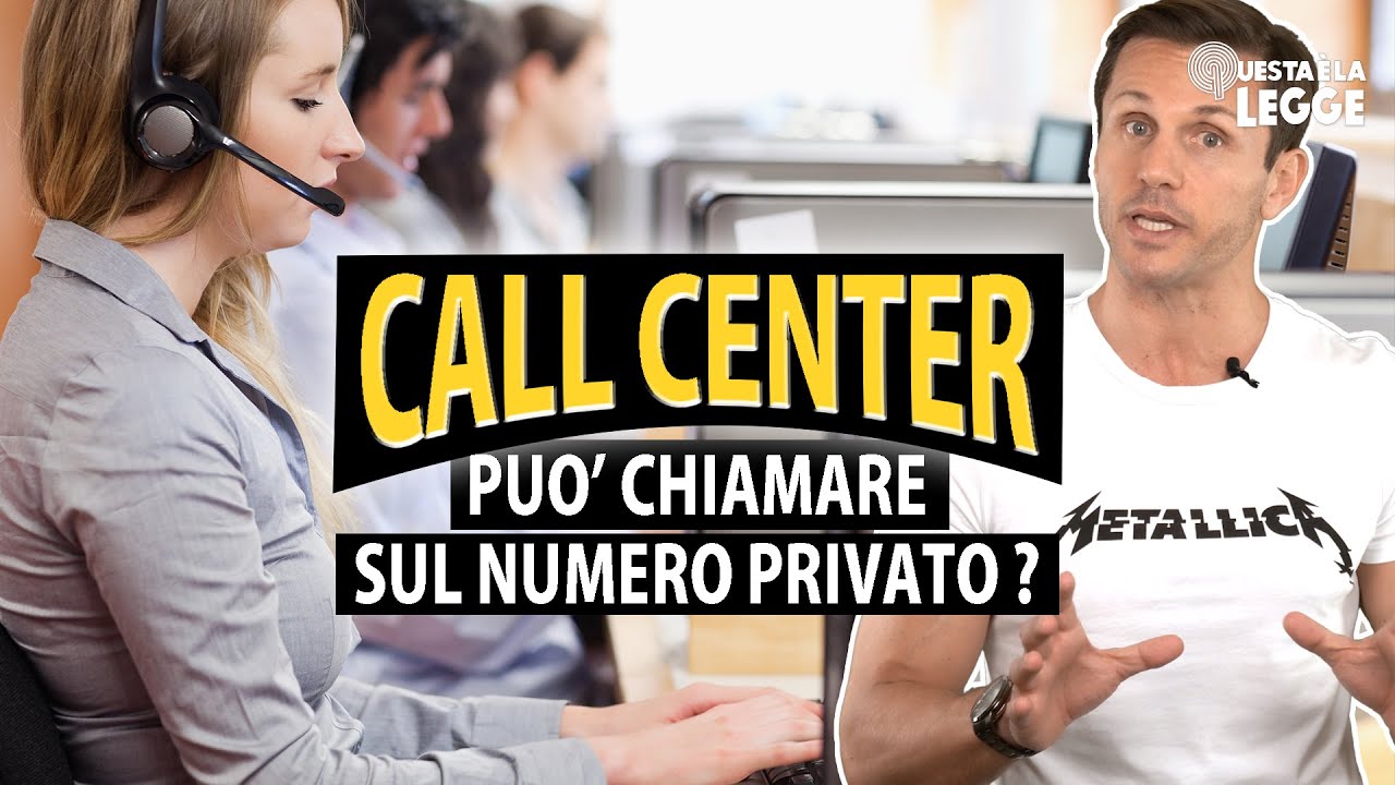 I call center possono reperire i numeri privati? | avv. Angelo Greco