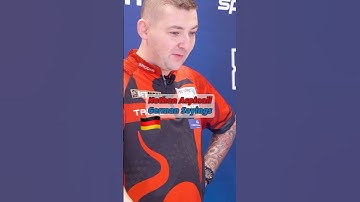 🤣 Aspinall getting ready for the Euro Tours in Germany 🇩🇪🗣️#darts #pdceurope #pdcdarts #aspinall