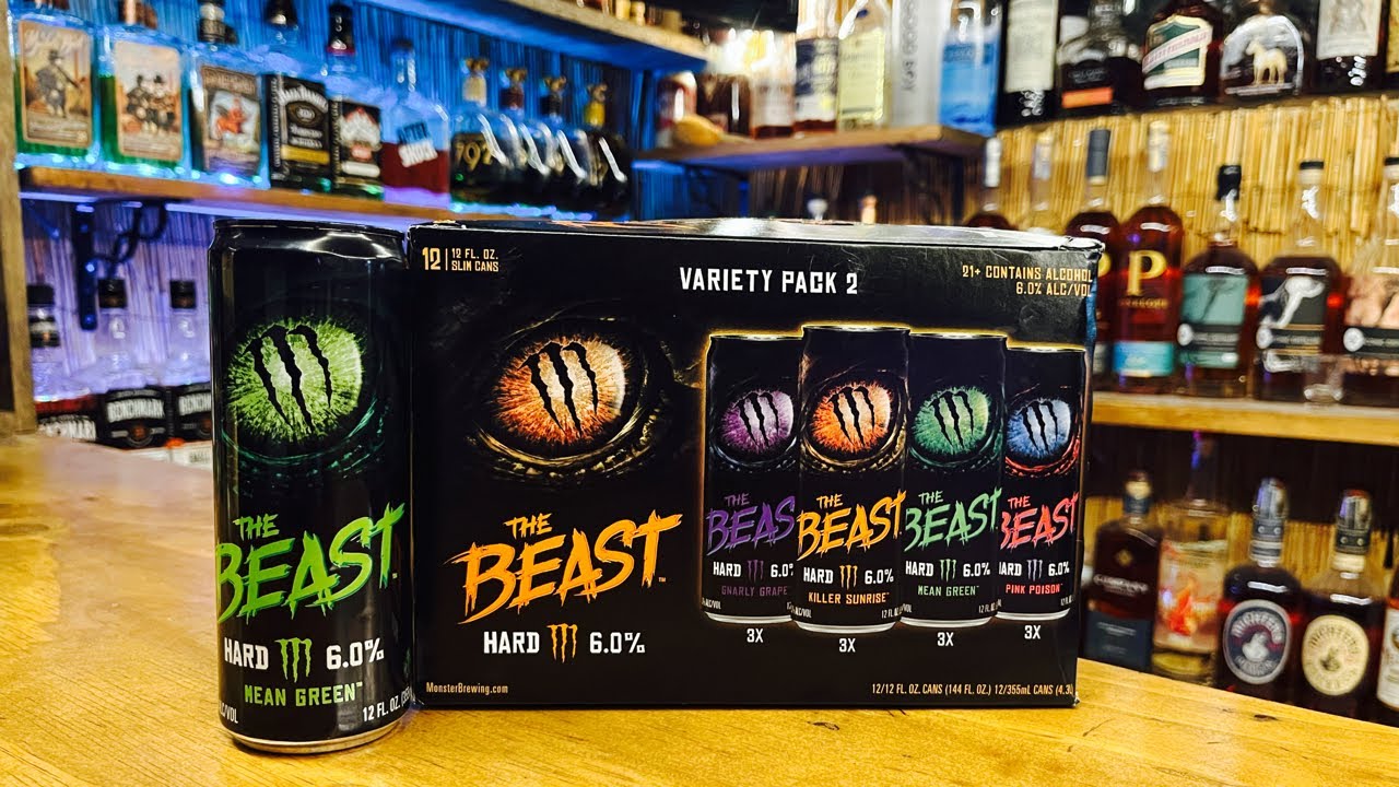 Monsters The Beast Variety Pack 2 Review. Let’s try monster energy hard seltzer pack #2
