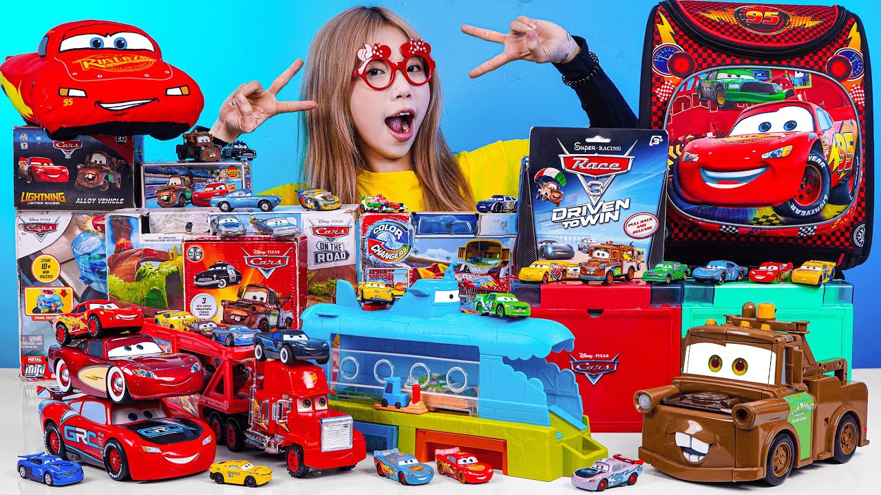 Disney Pixar Cars Unboxing Review | Lightning McQueen | Disney Pixar Cars Submarine Car Wash Playset